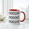 thumbnail image 6 of CafePress - Dad Binary - 11 oz Ceramic Mug - Novelty Coffee Tea Cup, 6 of 6