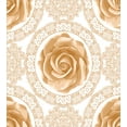 thumbnail image 3 of Ambesonne Floral Duvet Cover Sets, Rose Florets, 2-Twin, Sand Brown White, 3 of 3
