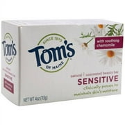 Toms Of Maine Natural Sensitive Beauty Bar, 4 OZ (Pack of 3)