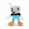 Cuphead Mugman Mecup Brocup Game Soft Plush Doll Blue 10 inch