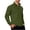 Army Green, variant on Men's Quarter Zip Sweater Textured Knit Business Casual Pullover