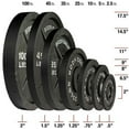 thumbnail image 2 of Cast Olympic Weight Set w Black Bar (300 Lbs.), 2 of 2