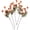 Burnt Orange, variant on 5Pcs Artificial Pompon Mum, Fake Kiku Flowers Silk Small Mini Chrysanthemum Ball Faux Mum Decor for Autumn Filler DIY Bouquet Centerpieces Arrangements Shower Bridal Bouquet Wedding