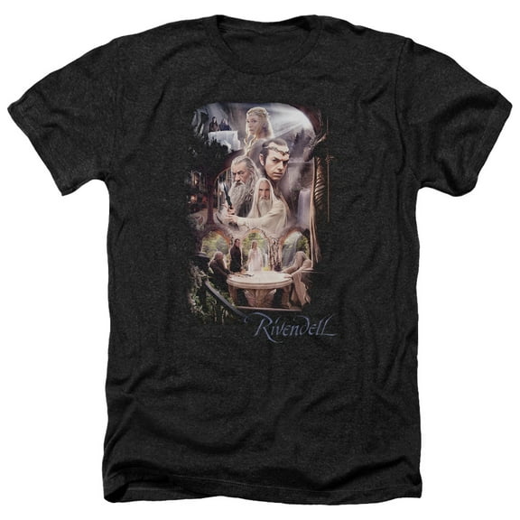 The Hobbit - Rivendell - Heather Short Sleeve Shirt - Large