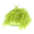 thumbnail image 2 of Dr. Seuss Hat Grinch Fur Hair Costume Snapback Cap, 2 of 5