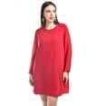 thumbnail image 4 of Vestido de mangas con relieve Roman Fashion /Juvenil, 3823 (Rojo) rojo M, 4 of 5