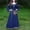 Blue, variant on Hvot&aat Women's Medieval Dress Victorian Costume Renaissance Long Sleeve Maxi Dresses Costumes Irish Over Cosplay Retro Gown