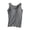 Dark Gray, variant on No Bra Needed Tank Tops for Women Padded Wide Strap Scoop Neck Sleeveless Cami Basic Sports Yoga Vest, 2XL