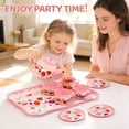 thumbnail image 6 of JoyStone 19PCS Kids Tea Party Set Includes Kettle, Princess Tea Time Toys Playset Kitchen Pretend Play Toy for 3-10 Years Old, 6 of 10