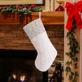 thumbnail image 5 of Xuniizn Christmas Stockings Bulk, Assorted Festive Xmas Stockings for Fireplace Mantel Decor, Traditional Holiday Ornaments, Christmas Decorations for Home, Cloth, Pink, 5 of 7