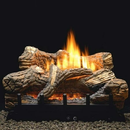 Empire 24 Inch Flint Hill Gas Log Set With Vent Free Propane