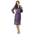 thumbnail image 2 of Richie House Women's Warm Fleece Bathrobe Robe RHW2318, 2 of 2
