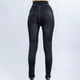 thumbnail image 3 of ICHUANYI Clearance Imitation Leggings Women's High Waist Side Printed Hip Raising Capris(Black, S) ICHUANYI WER2023080915754, 3 of 8