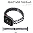 thumbnail image 3 of WFEAGL Thin Band Apple Watch Stainless Steel Metal Replacement Adjustable 38mm 40mm 41mm, 3 of 9