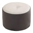 thumbnail image 3 of Taburete pequeño para pies, elegante taburete de ocio, taburete decorativo estable para Beige y gris, 3 of 9