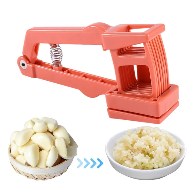 Potato Fry Cutter Thin Garlic Slicer Handheld Manual Garlic Slicer Light Food Slicer Anti Kitchen Garlic Slicer Food Grade Garlic Grinder Suitable For Fruits Vegetables Cooking Utensils