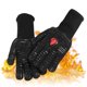 thumbnail image 4 of Guantes para barbacoa, resistentes al calor, guantes de horno de silicona resistentes al fuego con aislamiento para cocinar, asar a la parrilla MFZFUKR CPB-US-DYP262-12, 4 of 5