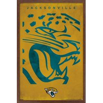 NFL Jacksonville Jaguars - Logo 25 Wall Poster, 22.375" x 34" Framed