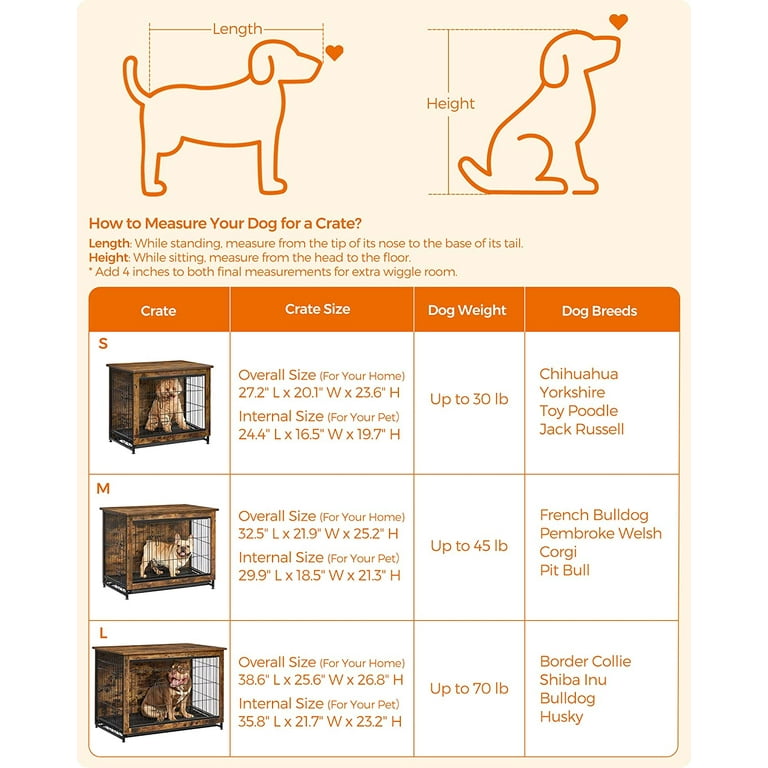 Crate size for 30 lb dog outlet