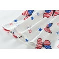 thumbnail image 7 of DDSOL Girls Independence Day Dresses Butterfly Graphics Flutter Sleeves One-Piece White 2-7T, 7 of 7