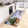 thumbnail image 4 of Alfombrillas de cocina personalizables, puerta, sala de estar, balcón, pasillo, pie antideslizante, suelo de dormitorio, alfombra de baño, Navidad, 4 of 4
