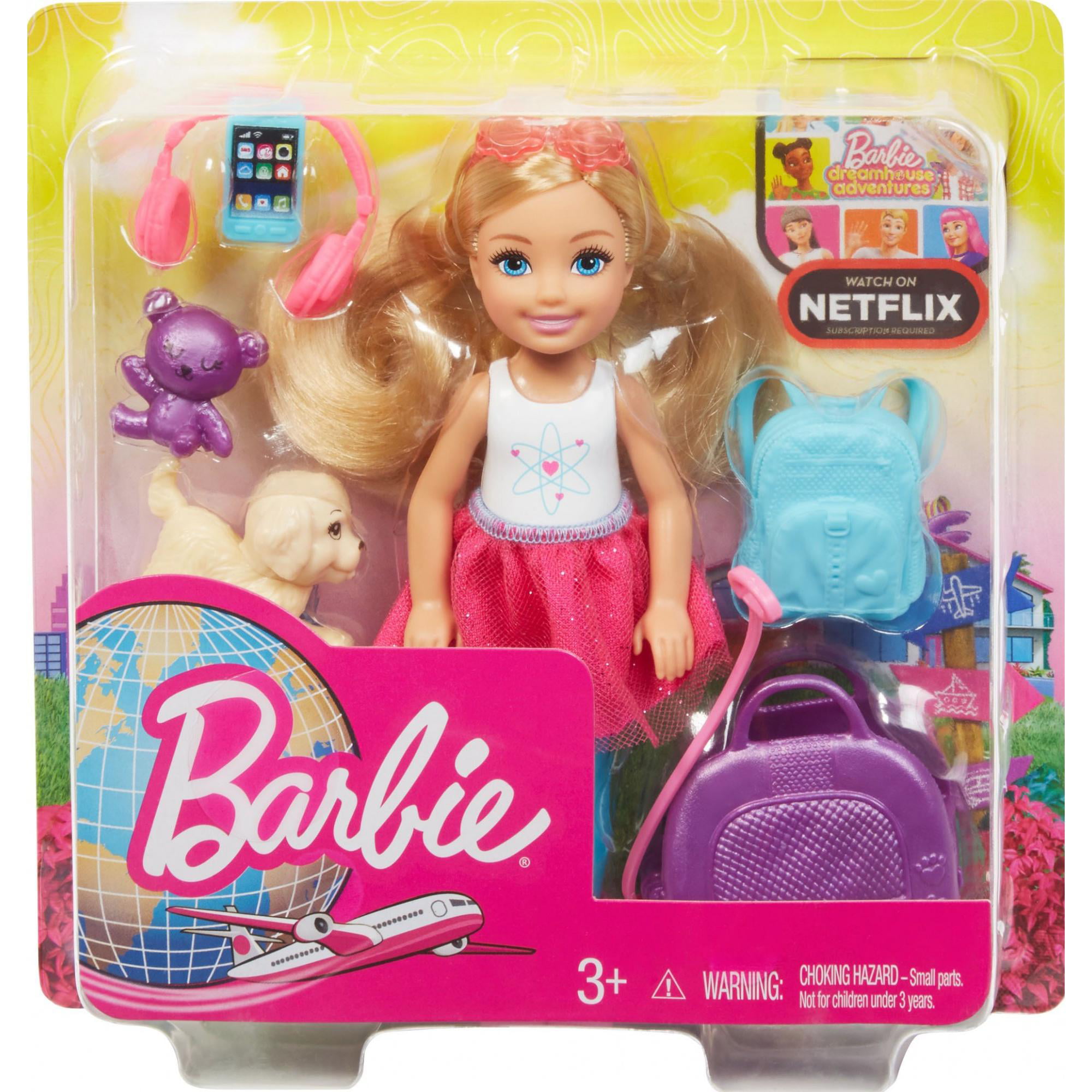 Barbie Chelsea Doll \u0026 Travel Set with 