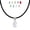 black, silver, faintest pale blue AB, variant on Choice of Colors Austrian Crystal Pear Leather Cord Necklace – 20 inch - Clear