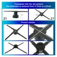 thumbnail image 7 of The New 3D WiFi Holographic Projector Built-in 8G Storage 45cm 4 Blade Rotating High-definition LED Advertising Projection ,Long-Lasting Performance, 7 of 7