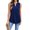 Blue, variant on OKBOP Womens Thermal Tops,V-Neck Summer Sleeveless Casual Fashion Striped T-Shirt Girls' Tops,Tees & Blouses Maternity Long Sleeve Shirts