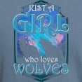 thumbnail image 3 of CafePress - Cute Just A Girl Who Loves Wolves Lone Wol T Shirt - Mens Comfort Colors Shirt, 3 of 5