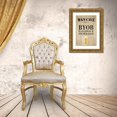 thumbnail image 3 of SD Graphics Studio 13x18 Gold Ornate Wood Framed with Double Matting Museum Art Print Titled - Man Cave Rules I, 3 of 4