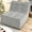Light Gray, variant on Tapoja Single Floor Sofa, Fleece Sponge Lazy Couch Bean Bag Chair, Adult Bean Bags Small Couch for Living Room Bedroom Apartment Dorm, White