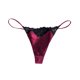 thumbnail image 2 of Gibobby Pantys para Mujer Bikinis satén Sexy cintura encaje sin costuras transpirable bajo tangas bragas ropa interior mujer G-strings calzoncillos Tanga Sexy bragas mujer（Rojo， XL), 2 of 4