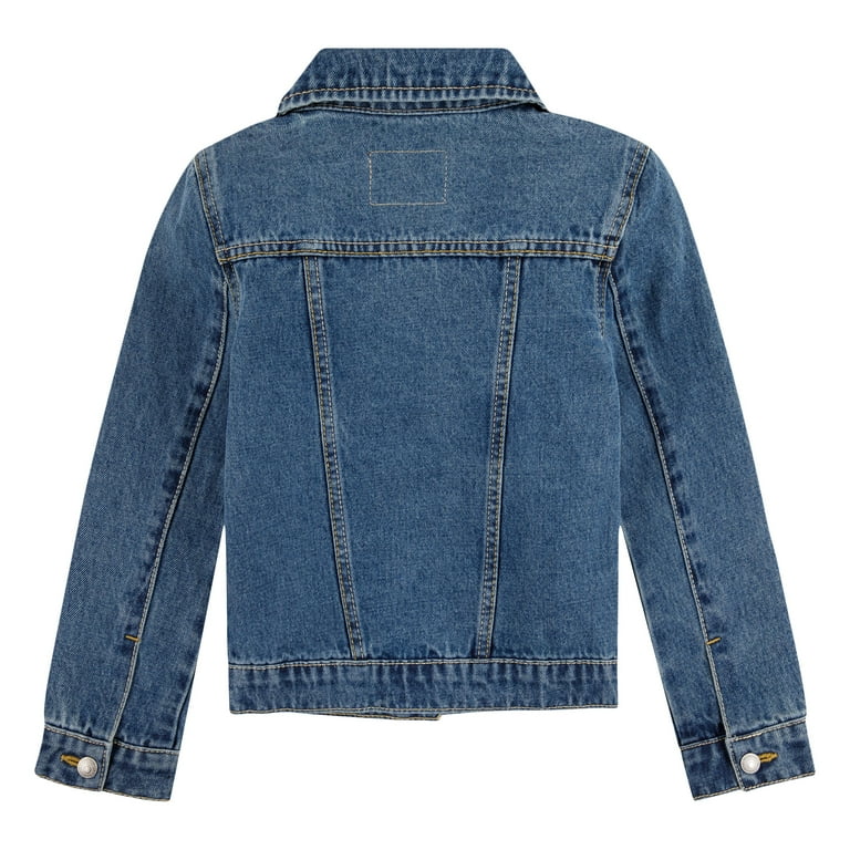 【Sobaq】DEAR Trucker Denim JK Levi's Girls Denim Trucker Jacket, Sizes 4-16 - Walmart.com