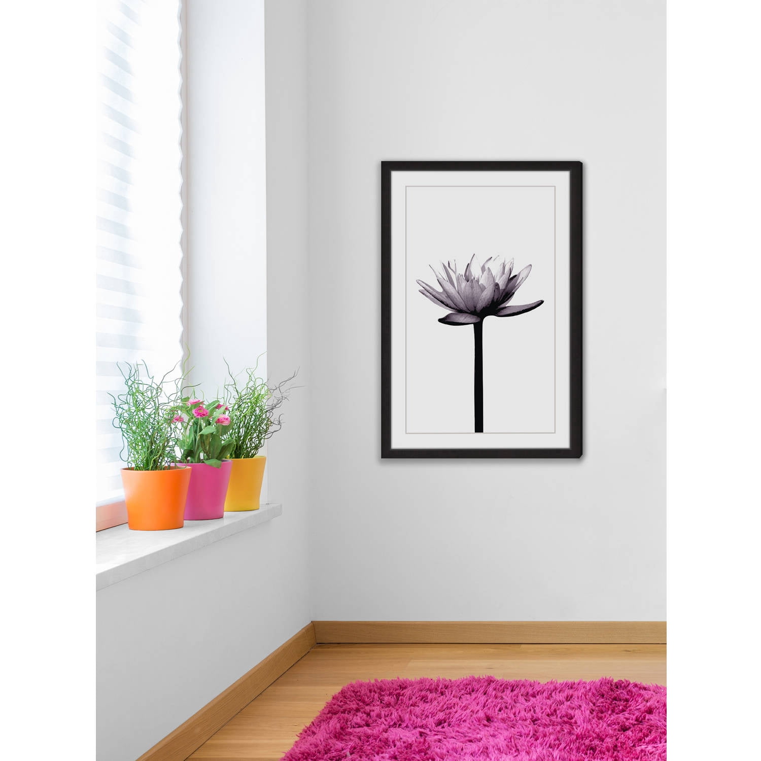 Marmont Hill "Opened Petals" by Katarina Snygg Framed Painting Print