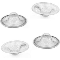 4 Pack Metal Sink Strainer Mesh for Kitchen Stainless Steel Sink Basket 1in Bowl Bathroom Bathtub Drain Hole Hair Catcher Stopper for Garbage Disposal Drain Strainer Hole Filter Trap