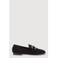 thumbnail image 2 of Women's Faux Suede Loafers with Metallic Pendant, 2 of 3