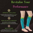 thumbnail image 2 of RONNOX Calf Compression Sleeve 3-Pairs (12-14 mmHg is Best Athletic & Medical for Women,Travel,Running,Nurses,Flight,Edema CP20-M, 2 of 4