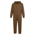 thumbnail image 6 of HNMKIU Men's Jumpsuit Airflow Enhanced Men's Jumpsuit For Everyday Comfort And Mobility With Lightweight Versatile Wear Functional Pockets Breathable Design Easy Care All-Season Style Brown - XL, 6 of 8