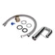 thumbnail image 4 of G1/2 Wash Basin Faucet Set Copper 360° Rotating Cold Hot Water Tap Kit for Home Kitchen BathroomChrome Electroplating 2Pcs Water Inlet, 4 of 10