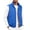 Blue, variant on Mens Fashion Lightweight Vest Solid Color Loose Warm Lamb Wool Fleece Lined Full-Zip Sleeveless Jacket with Pocket Winter Outdoor Wear Size M To 5XL