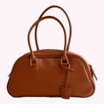 thumbnail image 4 of Bolso Satchel para mujer, bolso elegante de cuero PU para axila, bolso de oficina diario para mujer de Color sólido, 4 of 4