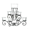 thumbnail image 2 of Accent Plus Scrollwork Candle Stand with Vase 14.87x14.87x12.5, 2 of 2