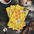 thumbnail image 4 of Spring Bee Daisy Hycomb Texture Microfiber Kitchen Towel Dish Cleaning Towels Absorbent Rag Household Cleaning Tool Tea Cloth, 4 of 7