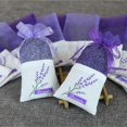 thumbnail image 2 of 20pcs Empty Sachets Bag Flower Printing Fragrance Lavender Sachet Bag Purse (Light Purple), 2 of 4