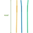 Comfy Package Disposable Flexible Straws Drinking Plastic Bendy Straws