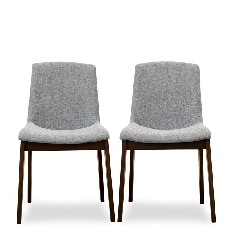 Pemberly Row Levi Light Gray Fabric Dining Chair Set Of 2 Com Pemberly Row Levi Light Gray Fabric, Light Gray Kitchen Chairs
