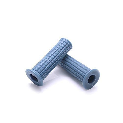 1" Handlebar Motorcycle Retro Lattice Shape Hand Grips Rubber Handle Cafe Racer Chopper Bobber Universal
