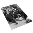 thumbnail image 3 of Print: Sammy Davis, Jr., Waving To People As He Walks Past Marshals At The, 3 of 4