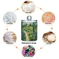 thumbnail image 6 of Yayeee 2 Pack Qtip Holder Bathroom Cotton Swab Canister with Lid Clear Dispenser Set, Art Garden Scene, 6 of 6